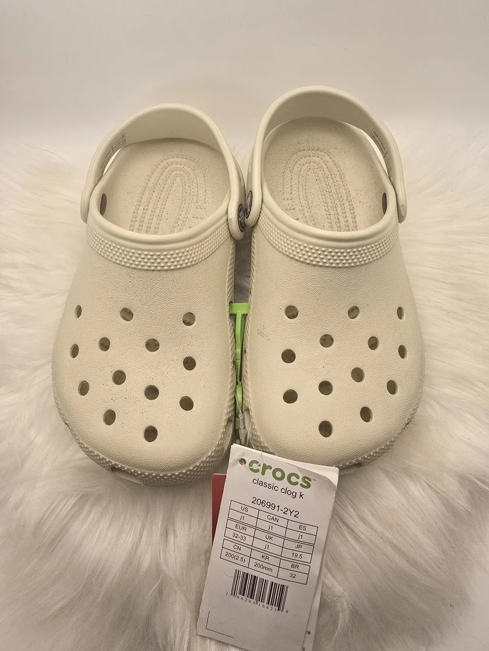 CROCS Kids Classic Clog in Cream